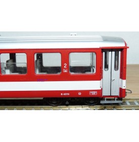 BEMO   3266 200,  voiture 2 ème classe type B  N° 4270  FO  BO