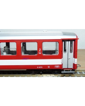 Voiture métallique à portes centrales AB 1157 Rhb BO