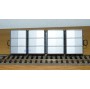 LILIPUT ancien 201 wagon plat chargé de 4 conteneurs ( cadres)  NS  BO