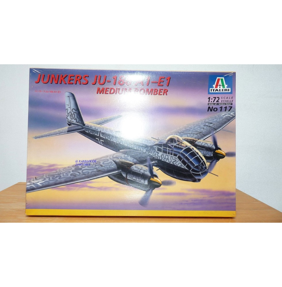 ITALERI 117, JUNKER JU-188 A1-E1  BO Neuf 1/72
