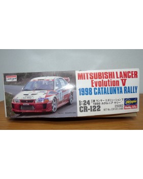 HASEGAWA 25082 MITSUBISHI Lancer Evo 5 CATALUNYA Rally  1998 Neuf BO 1/24
