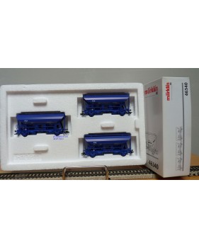 Märklin  46340, coffret 3 wagons trémie à déchargement automatique NS  BO 