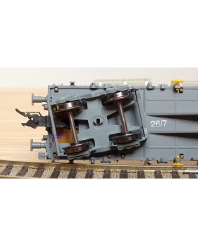 FLEISCHMANN  5287 8702 K,  wagon plat chargé plots de béton  type Res SBB  BO 