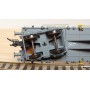 FLEISCHMANN  5287 8702 K,  wagon plat chargé plots de béton  type Res SBB  BO 