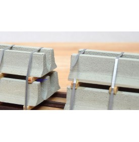 FLEISCHMANN  5287 8702 K,  wagon plat chargé plots de béton  type Res SBB  BO 