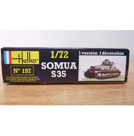 HELLER  197, char français SOMUA S 35  Neuf  BO 1/72