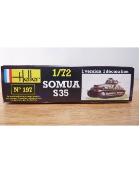 HELLER  197, char français SOMUA S 35  Neuf  BO 1/72