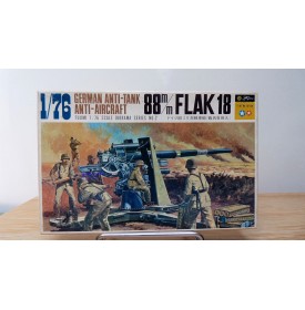FUJIMI D2-150,  affut anti aérien allemand ( Flak ) de 88 mm  Neuf  BO 1/76