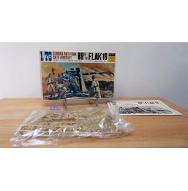 FUJIMI D2-150,  affut anti aérien allemand ( Flak ) de 88 mm  Neuf  BO 1/76
