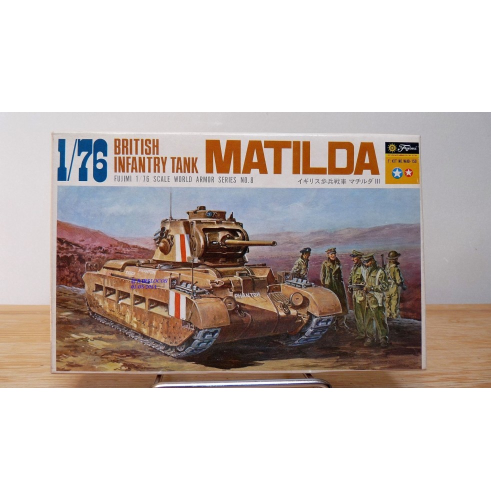 FUJIMI WA8-150,  Char d'infanterie anglais MATILDA  Neuf  BO 1/76