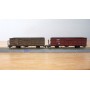 BEMO HOm  7455 100,  Coffret 4  wagons tombereaux type Fb   RhB  BO 