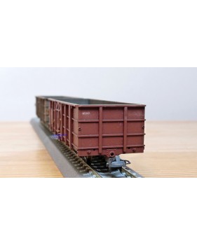 BEMO HOm  7455 100,  Coffret 4  wagons tombereaux type Fb   RhB  BO 