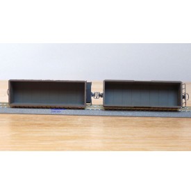 BEMO HOm  7455 100,  Coffret 4  wagons tombereaux type Fb   RhB  BO 