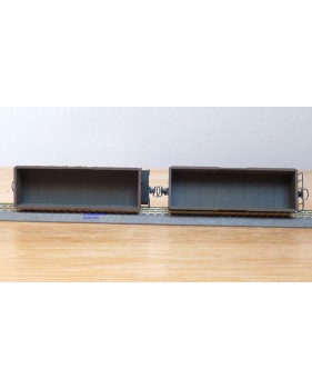 BEMO HOm  7455 100,  Coffret 4  wagons tombereaux type Fb   RhB  BO 