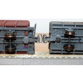 BEMO HOm  7455 100,  Coffret 4  wagons tombereaux type Fb   RhB  BO 