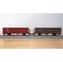 BEMO HOm  7455 100,  Coffret 4  wagons tombereaux type Fb   RhB  BO 