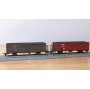 BEMO HOm  7455 100,  Coffret 4  wagons tombereaux type Fb   RhB  BO 