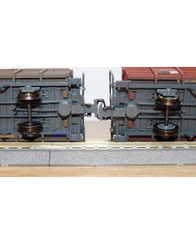 BEMO HOm  7455 100,  Coffret 4  wagons tombereaux type Fb   RhB  BO 
