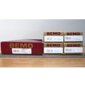BEMO HOm  7455 100,  Coffret 4  wagons tombereaux type Fb   RhB  BO 