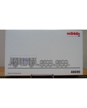 Märklin  48690, coffret 3 wagons étallonage des balances  DB  BO 