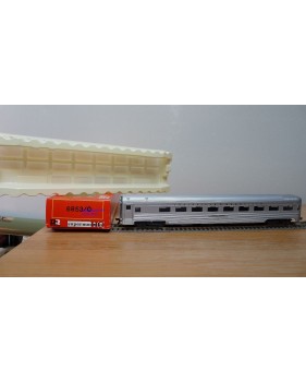 RIVAROSSI  véro 6853, voiture de queue  ( corrugated  side tail car  ) Royal Street   Louisville & Nashville ( Monon ) Neuf  BO
