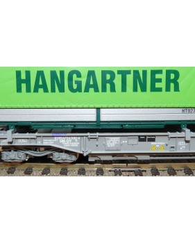 ROCO 66595, wagon poche HUPAC + 2 semi remorques  HANGARTNER   N°:83854754 592-4 SBB  Neuf  BO