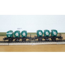 Märklin 48944 wagons plats type Bt 10 conteneurs à bière Königsbacher DB BO