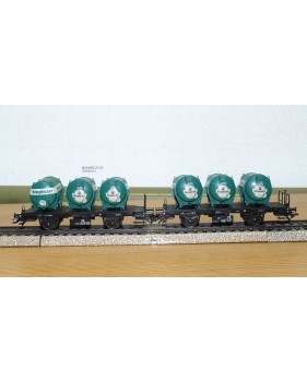 Märklin 48944 wagons plats type Bt 10 conteneurs à bière Königsbacher DB BO