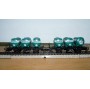 Märklin 48944 wagons plats type Bt 10 conteneurs à bière Königsbacher DB BO