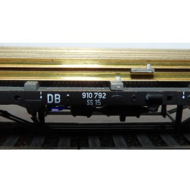 ROCO 46490, wagon plat ancien chargé de rails DB  BO