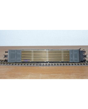 ROCO 46490, wagon plat ancien chargé de rails DB  BO