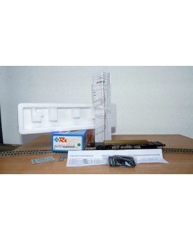 ROCO 46490, wagon plat ancien chargé de rails DB  BO