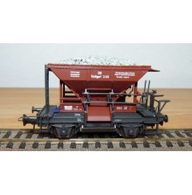ROCO 46128 / 4334,  wagon trémie Talbot fonctionnel N°2406 :  DB  BO