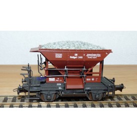 ROCO 46128 / 4334,  wagon trémie Talbot fonctionnel N°2406 :  DB  BO