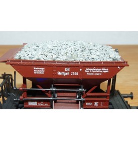 ROCO 46128 / 4334,  wagon trémie Talbot fonctionnel N°2406 :  DB  BO