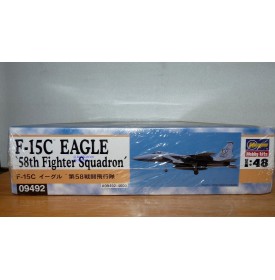 HASEGAWA  09492, MAC DONNELL DOUGLAS F- 15 C Eagle  USAF   Neuf BO 1/48
