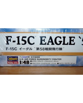 HASEGAWA  09492, MAC DONNELL DOUGLAS F- 15 C Eagle  USAF   Neuf BO 1/48