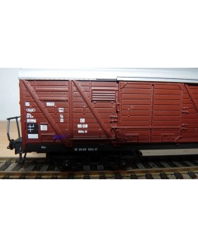 ROCO 4369A, wagon couvert à bogies type GGths Bromberg DB Neuf BO