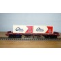 ELECTROTREN 5139K,  wagon plat type Remms chargé de 2 conteneurs CONFERN DB BO