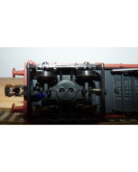 ELECTROTREN 5139K,  wagon plat type Remms chargé de 2 conteneurs CONFERN DB BO