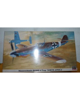 HASEGAWA 09459, MESSERSCHMITT Bf 109 F-4 Trop North Africa Neuf   1/48  BO
