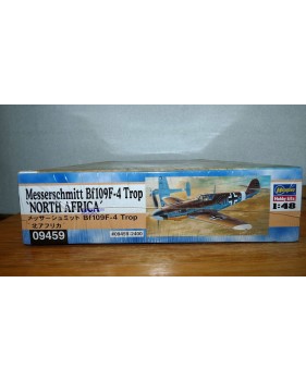HASEGAWA 09459, MESSERSCHMITT Bf 109 F-4 Trop North Africa Neuf   1/48  BO