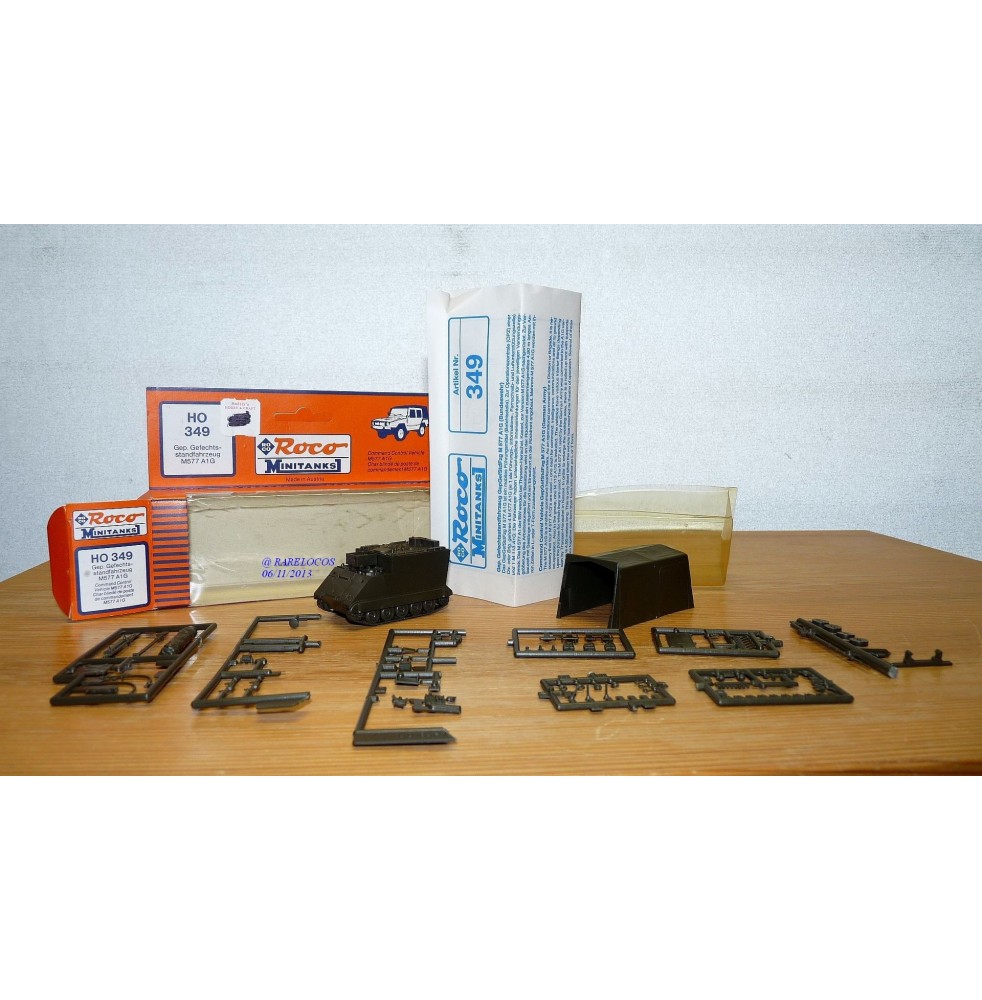 ROCO Minitanks 349, Char blindé  de poste de commandement  M577 A1G   Neuf  BO 1/87 HO