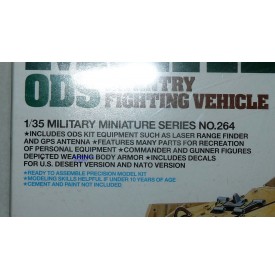 TAMIYA 35264,  char américain M2A2  ODS  infantry fighting vehicle Neuf  BO 1/35