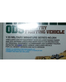TAMIYA 35264,  char américain M2A2  ODS  infantry fighting vehicle Neuf  BO 1/35