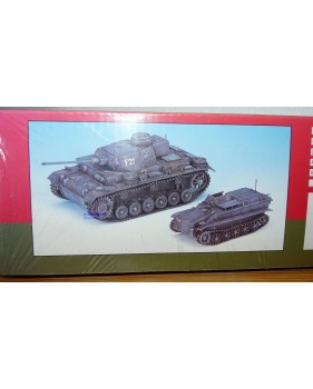 DRAGON 9054, char allemand  Pz. Kpfw. III Ausf. J Control Tank et chenillette Borgward IV Ausf. B Neuf  BO 1/35