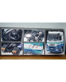 ITALERI 07539, MERCEDES Actros et semi remorque Atelier DUCATI Corse Infostrada 2002 plus DUCATI 998 F 02 NEUF BO 1/24