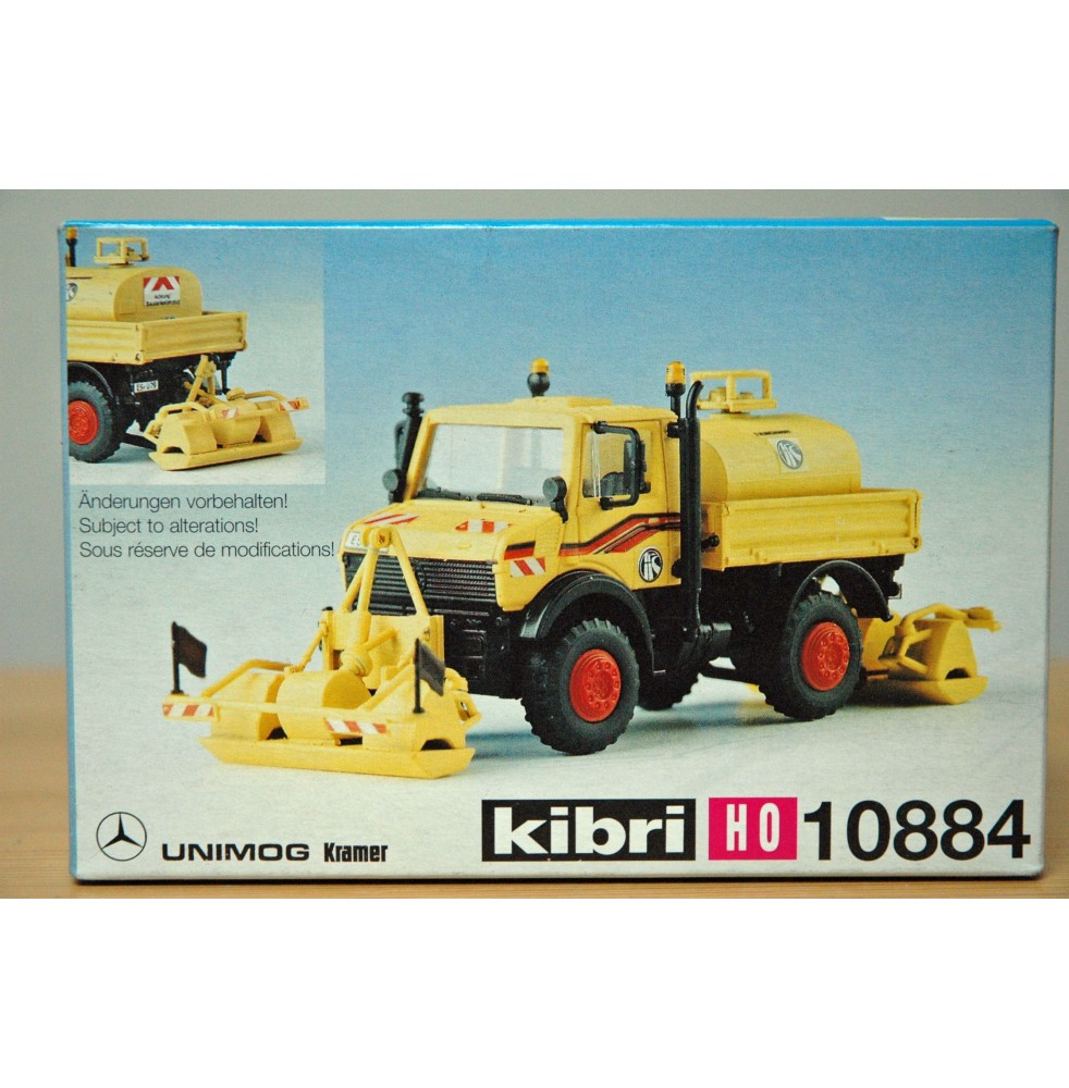 KIBRI  "echt " 10884, Kit  MERCEDES BENZ UNIMOG Kramer entretien voirie  Neuf  BO 1/87 HO