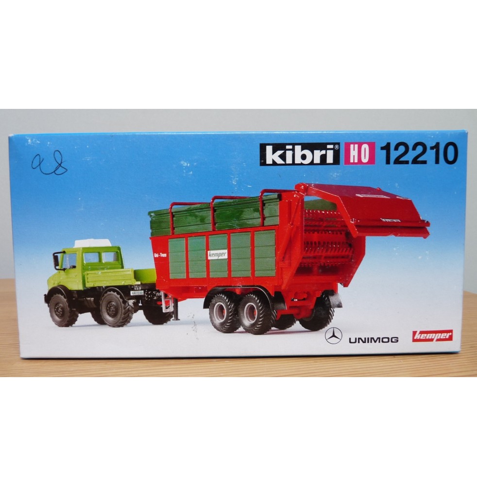 KIBRI 10908  Kit 3 remorques agricoles modernes ( Müller-Mitteltal, Meiller et Eckart ) Neuf  BO 1/87 HO