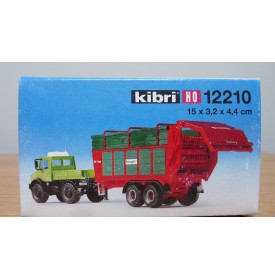 KIBRI 10908  Kit 3 remorques agricoles modernes ( Müller-Mitteltal, Meiller et Eckart ) Neuf  BO 1/87 HO